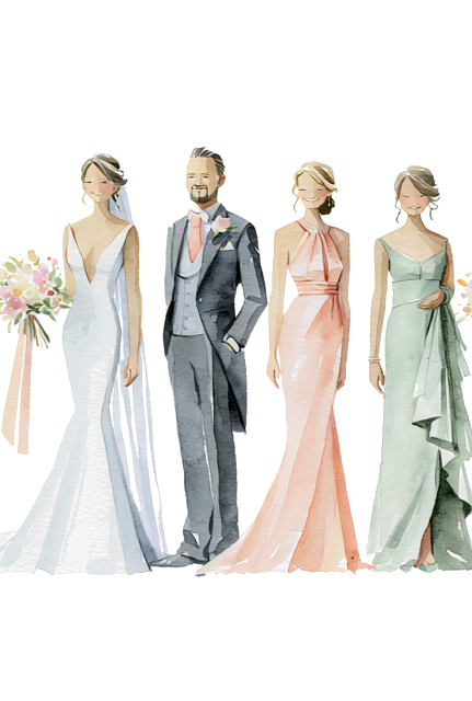 Invités élégants